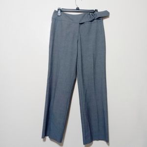 COURTENAY Gray Work Dress Wide Leg Stretchy Pants